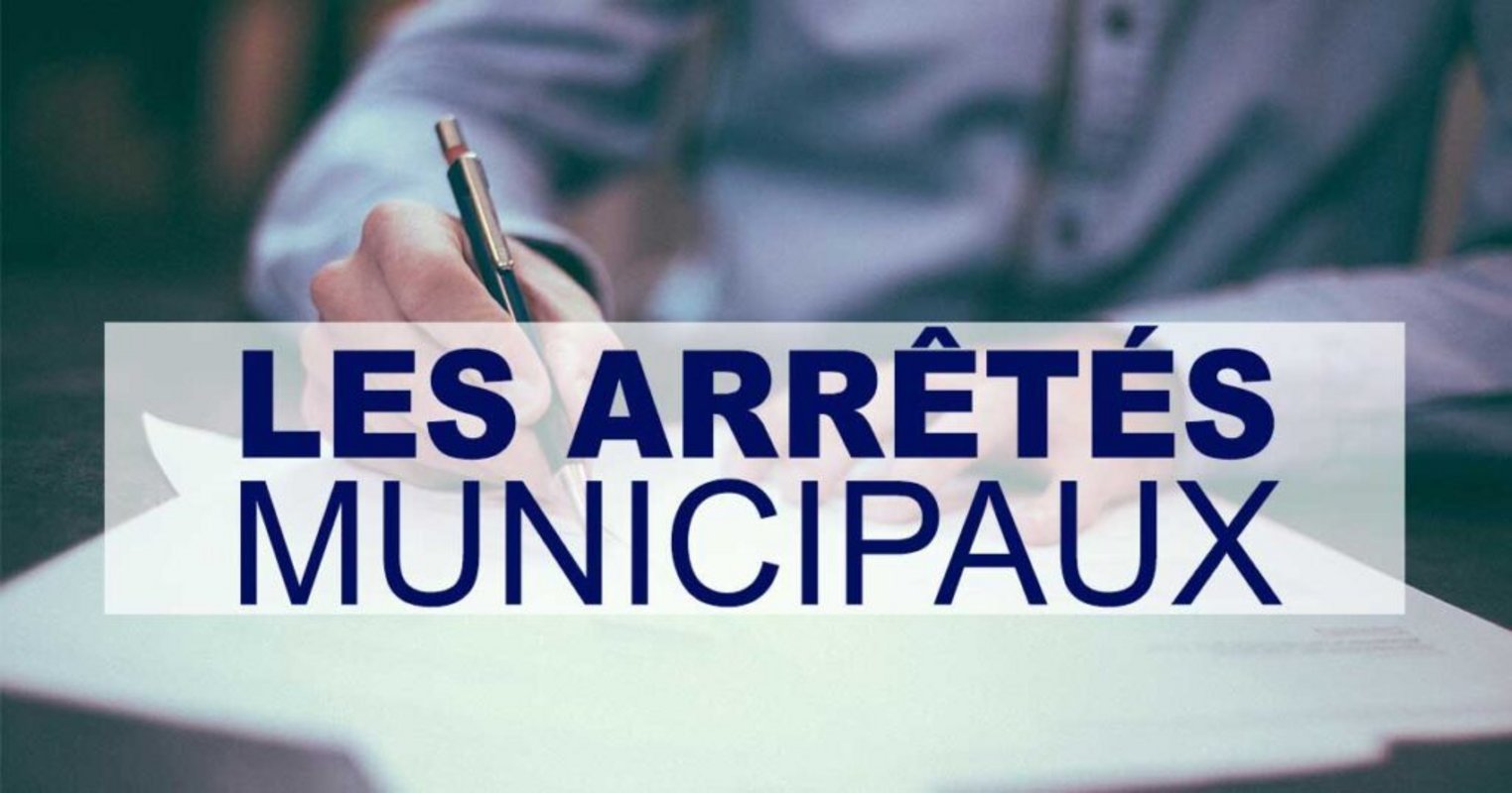ARRETES MUNICIPAUX
